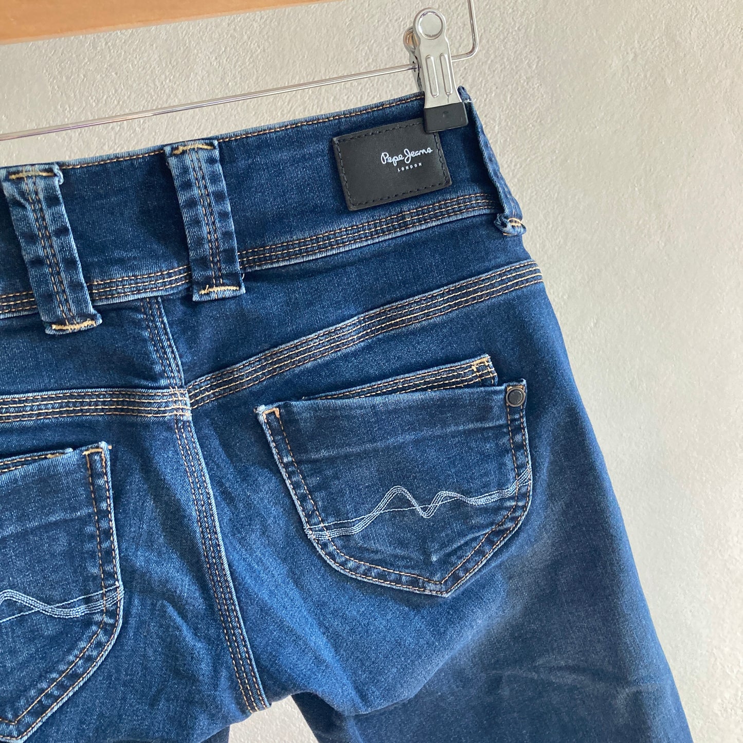 Pepe Jeans Naiste Madala Vööga Teksad Suurus 38