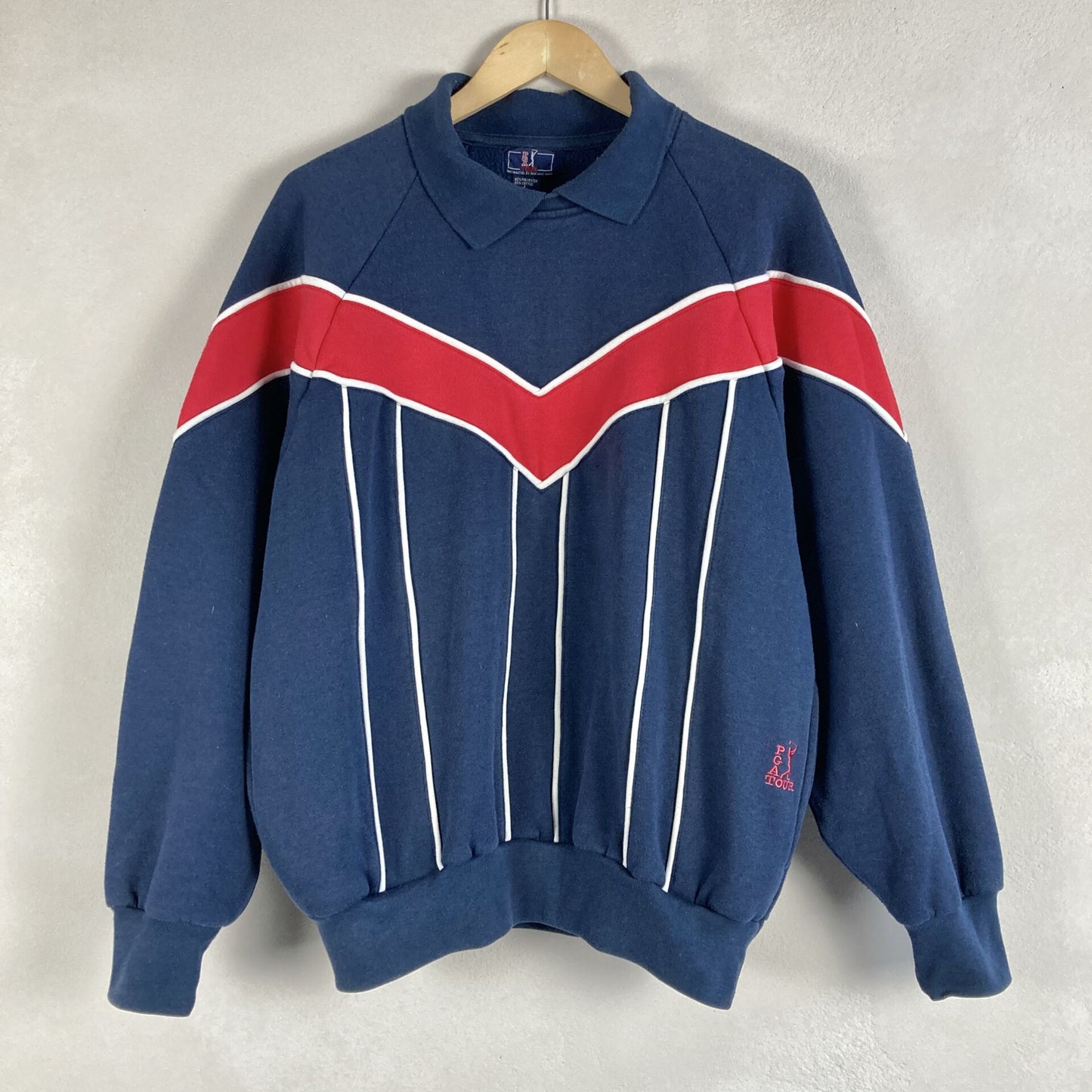 Vintage Meeste Golfi Dressipluus Suurus L