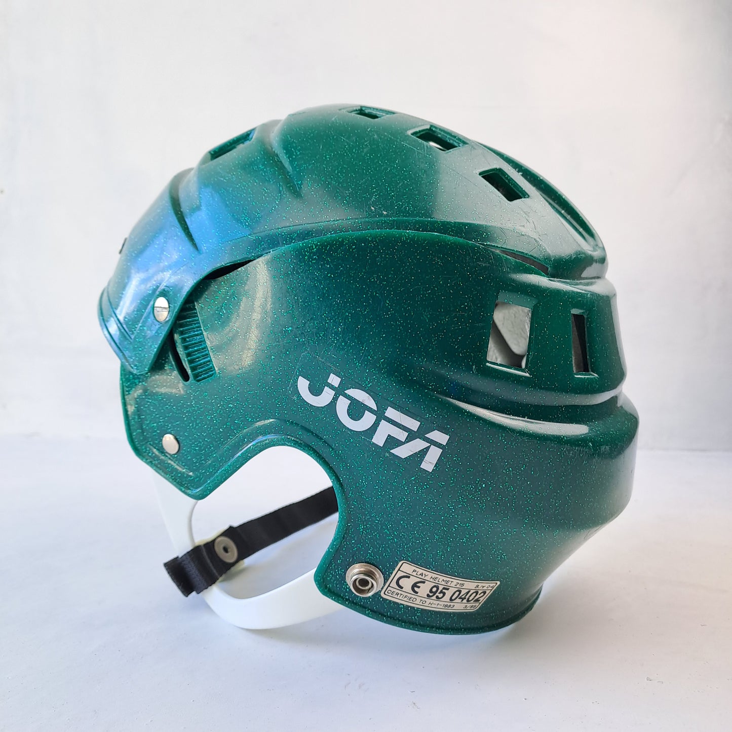 JOFA Roheline Hokikiiver Icehockey Helmet Suurus 49-56