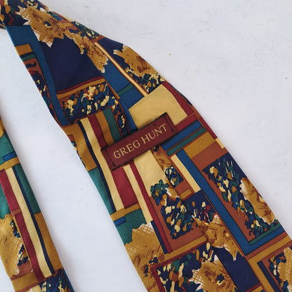 Greg Hunt Meeste Siidine Lips Silk Tie