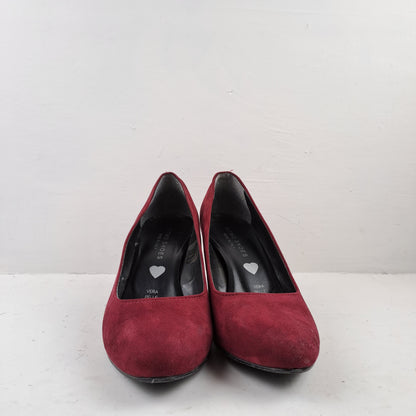 Ritmo Shoes Naiste Maroon Kontsakingad Suurus 37