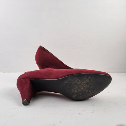 Ritmo Shoes Naiste Maroon Kontsakingad Suurus 37