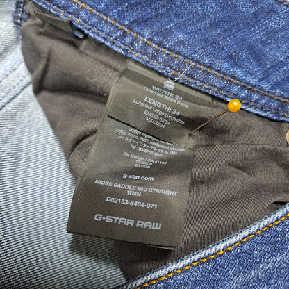 G-Star Raw Womens Straight Jeans Size W32/L34
