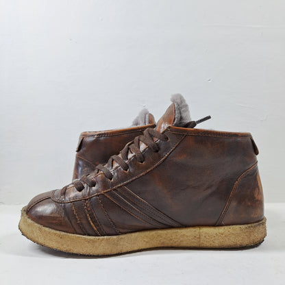 Zeha Berlin Meeste Pruunid Trainer High Tossud Suurus 41 