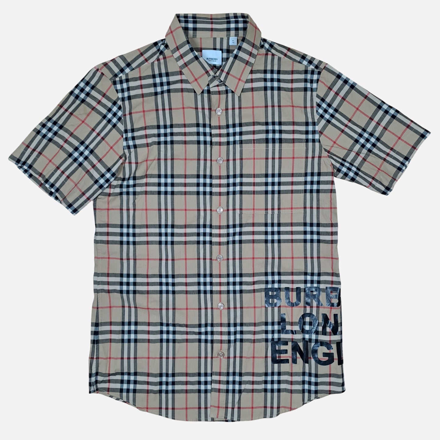 Burberry Meeste Nova Check Särk Suurus XL