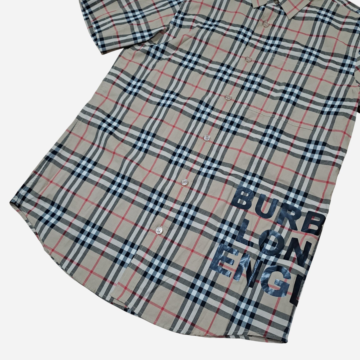 Burberry Meeste Nova Check Särk Suurus XL