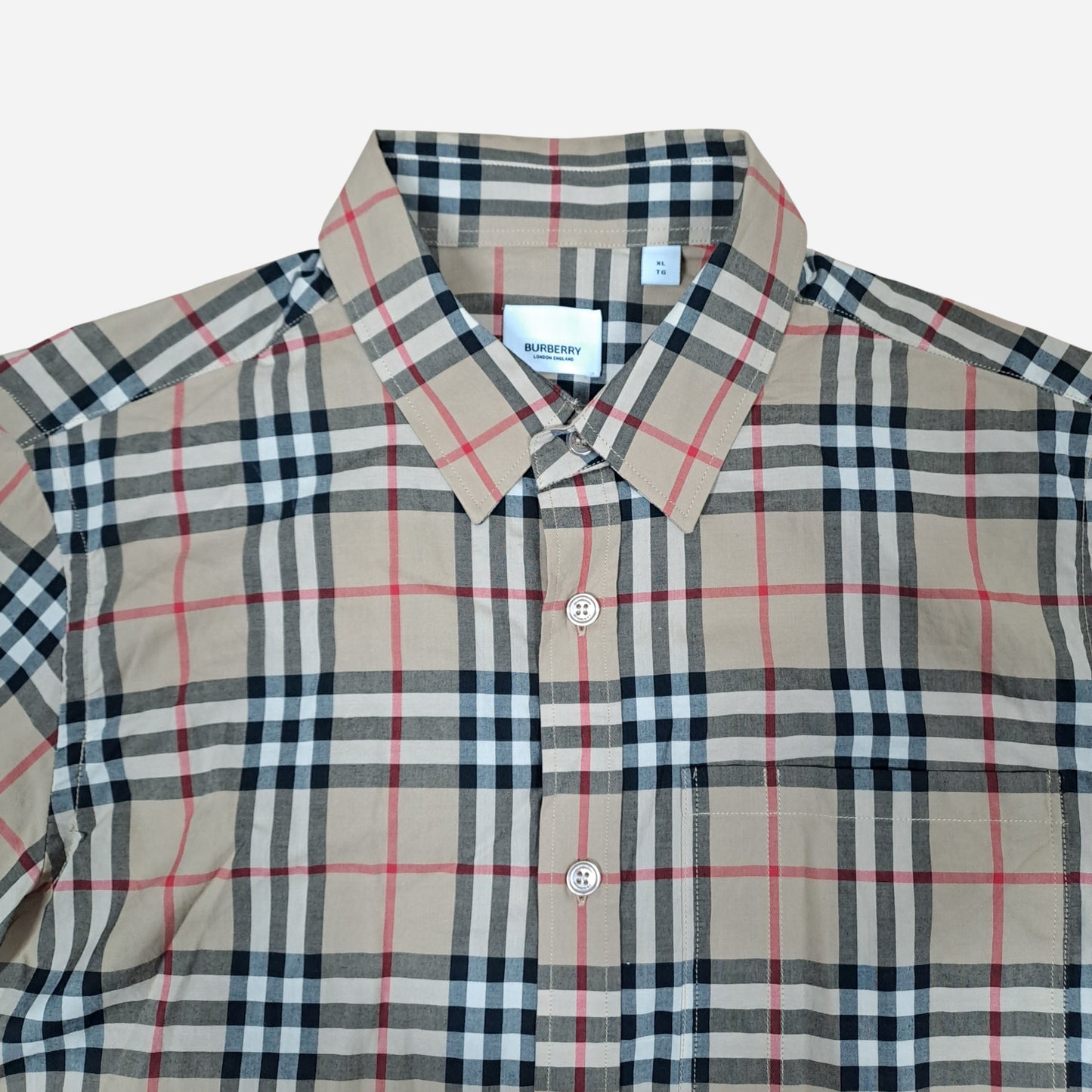 Burberry Meeste Nova Check Särk Suurus XL