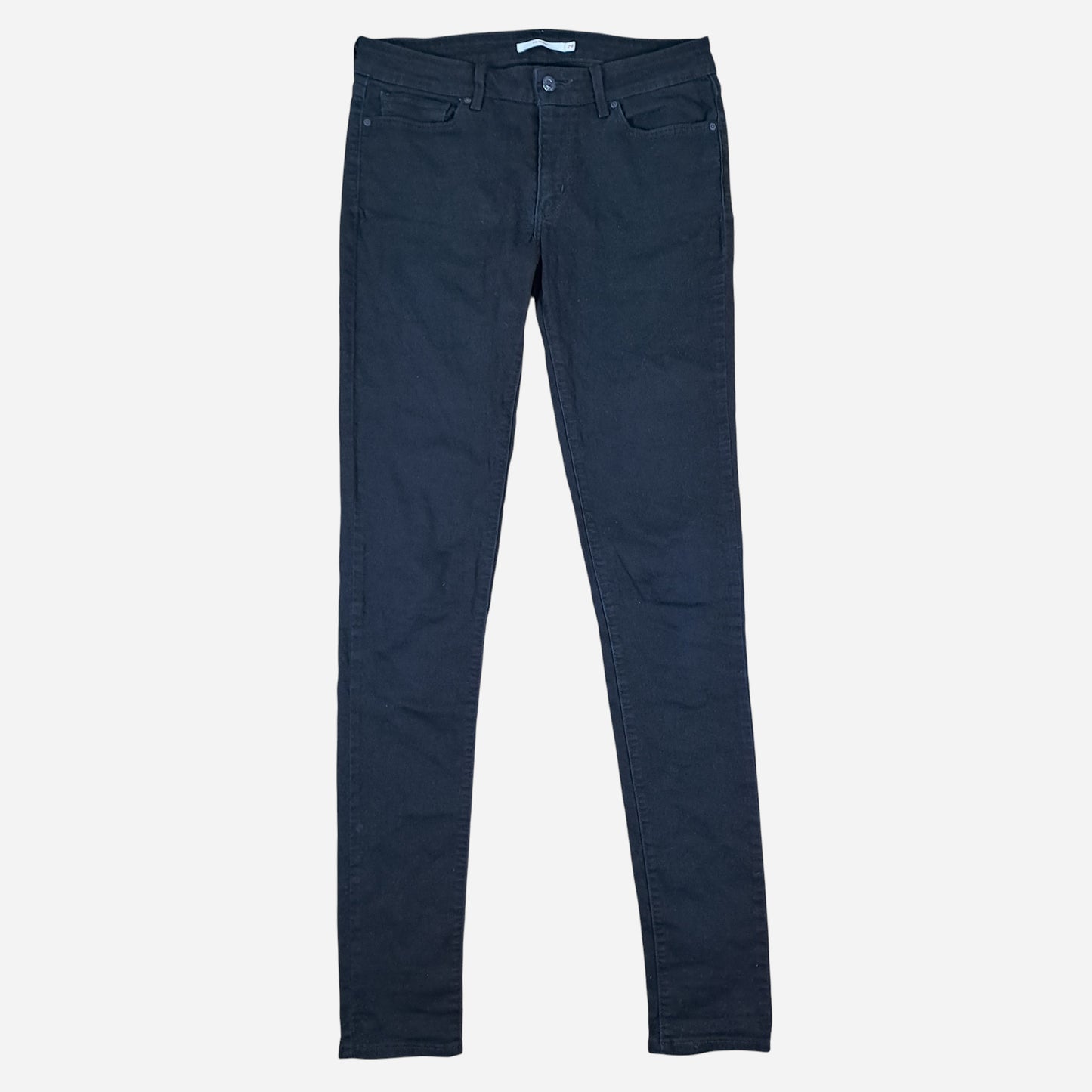 Levis Naiste Mustad 711 Skinny Teksad Suurus W29/L36 