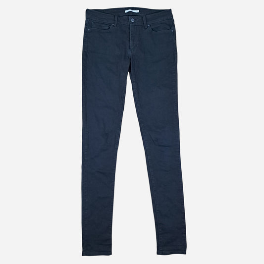 Levis Naiste Mustad 711 Skinny Teksad Suurus W29/L36 