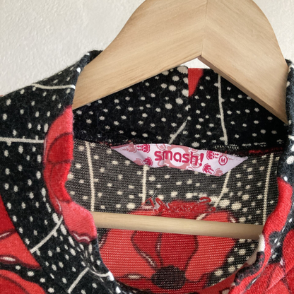 Womens Floral Mini Dress Size S