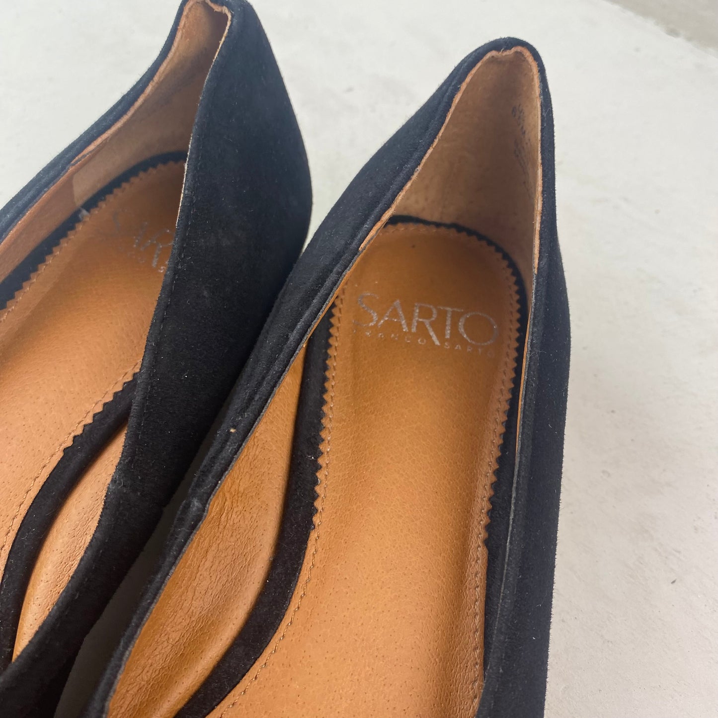  Franco Sarto Naiste Mustad Nahast Kingad Suurus 36.5