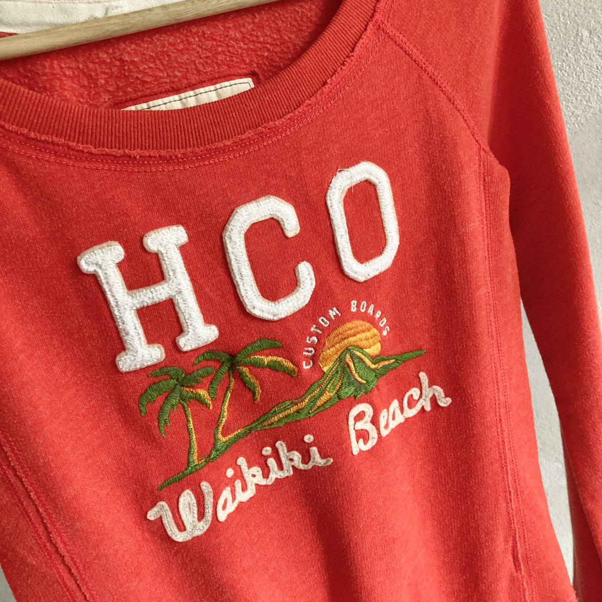 Hollister Womens Waikiki Beach Sweatshirt Size XS