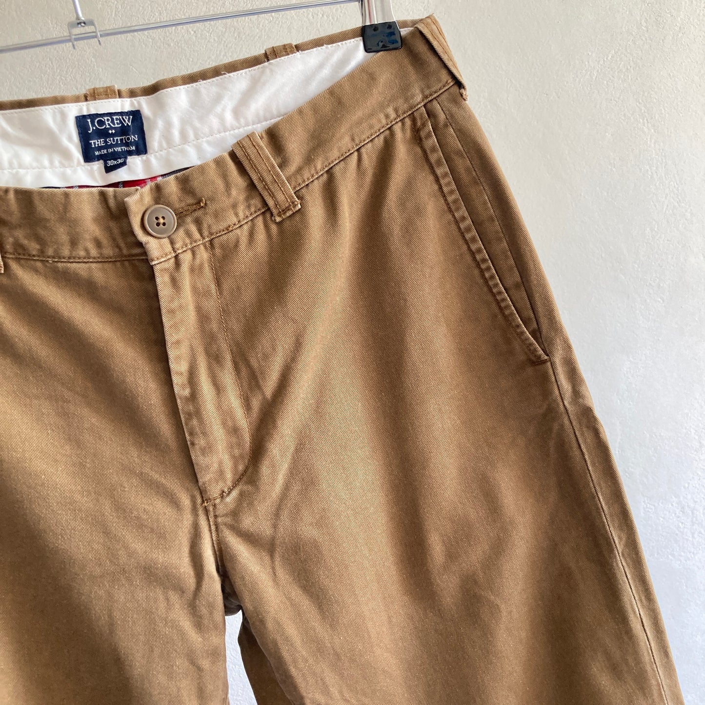 J.Crew Meeste Voodriga Chino Püksid Suurus W30 L30