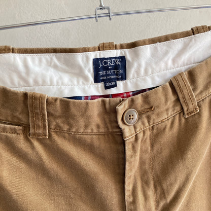 J.Crew Meeste Voodriga Chino Püksid Suurus W30 L30