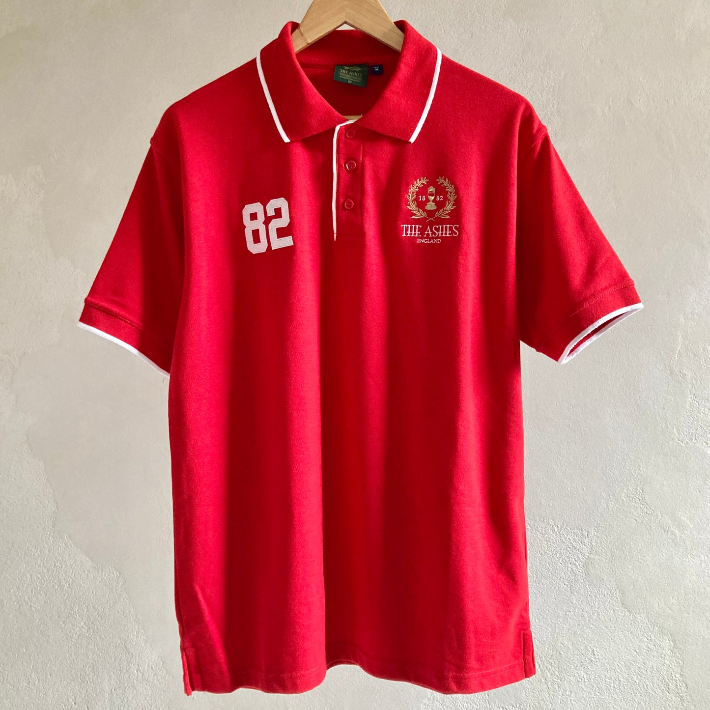 The Ashes Meeste Kriketi Polo T-Särk Suurus M