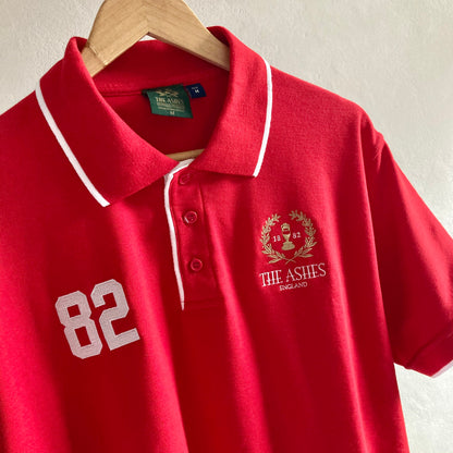 The Ashes Meeste Kriketi Polo T-Särk Suurus M