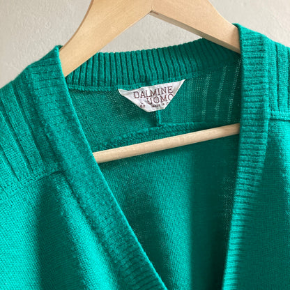 Vintage Meeste Villane Kampsun pullover Suurus L