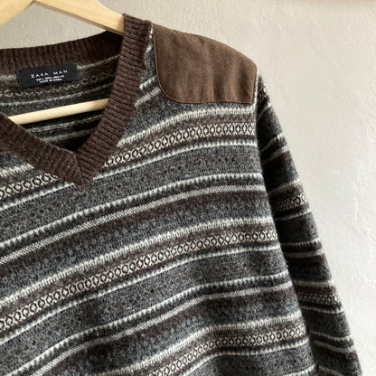 Zara Meeste Villane Pullover Suurus L