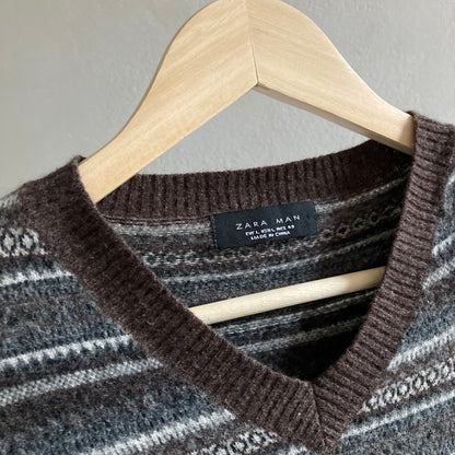 Zara Meeste Villane Pullover Suurus L