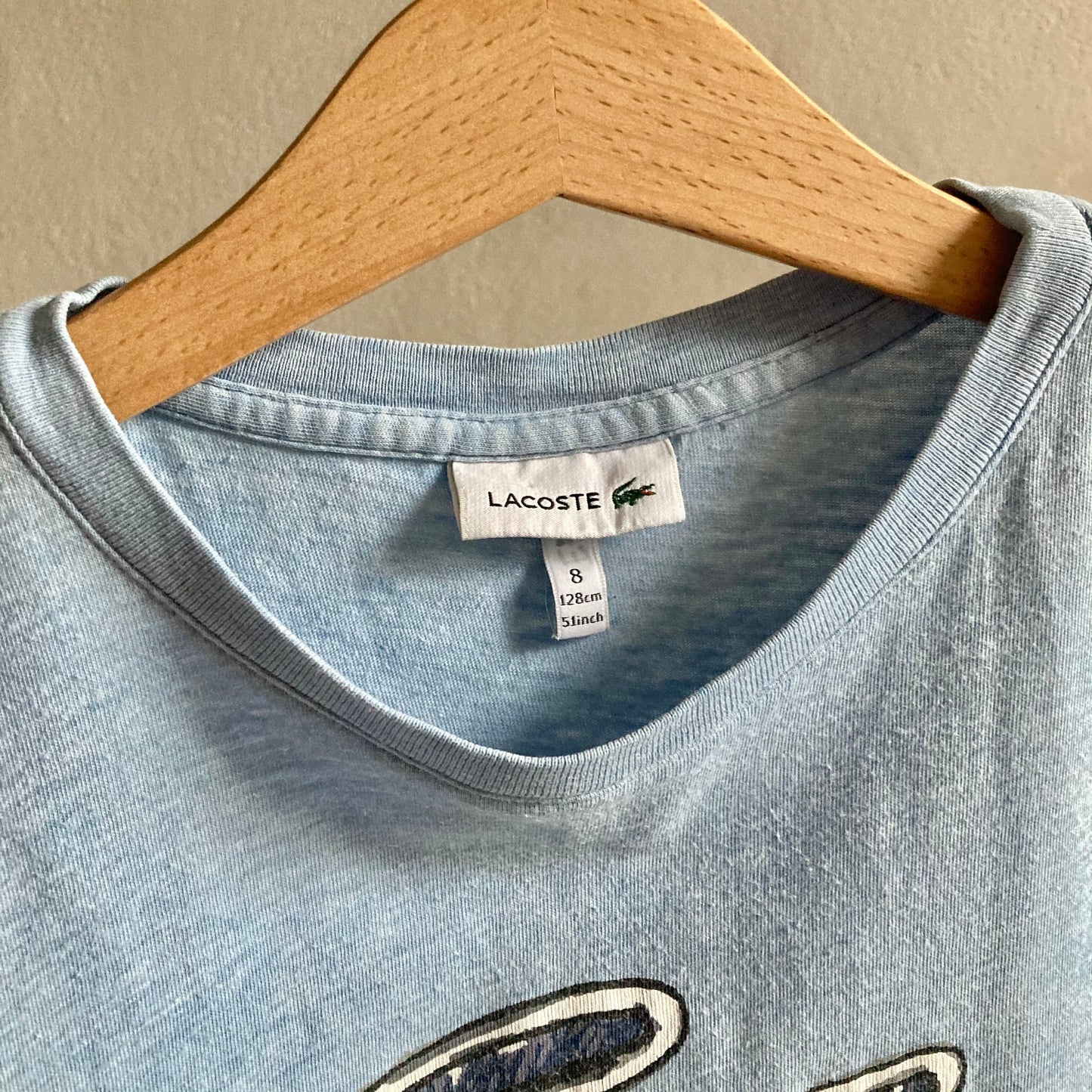 Lacoste Poiste T-Särk Suurus 128