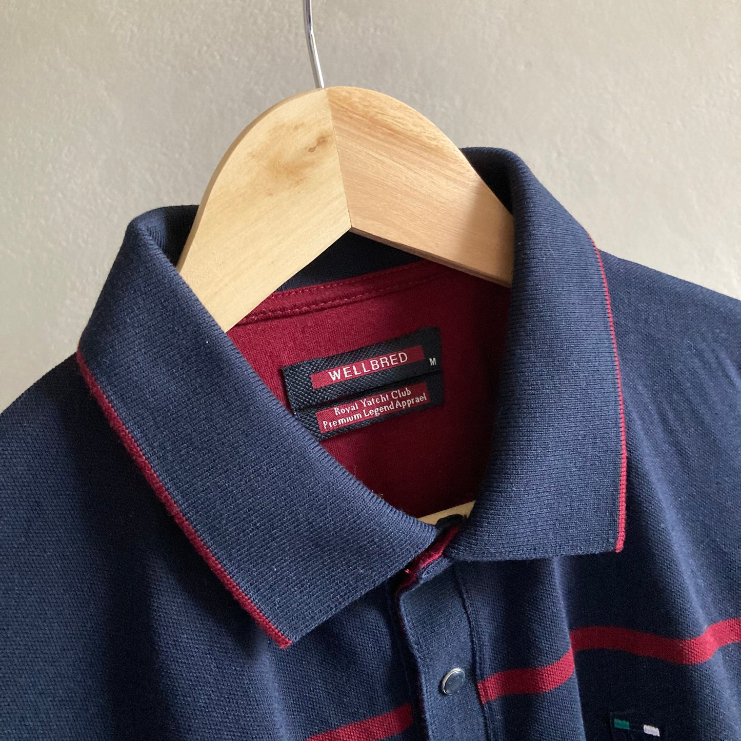 Well Bred Mens Polo T-Shirt Size M