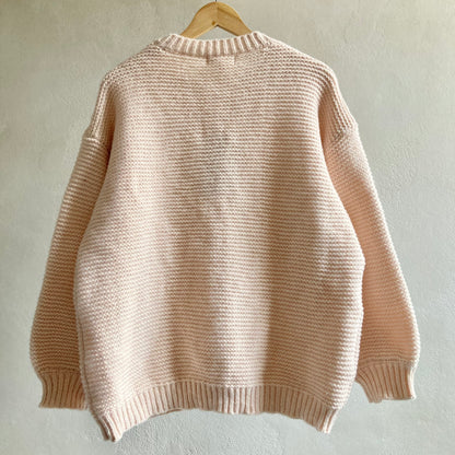 Womens Oversized Chunky Knit Jumper Size M