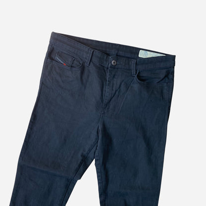 Diesel Naiste Skinny Kõrge Vööga Mustad Teksad Suurus W31/L3
