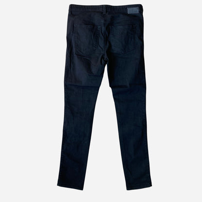 Diesel Naiste Skinny Kõrge Vööga Mustad Teksad Suurus W31/L3
