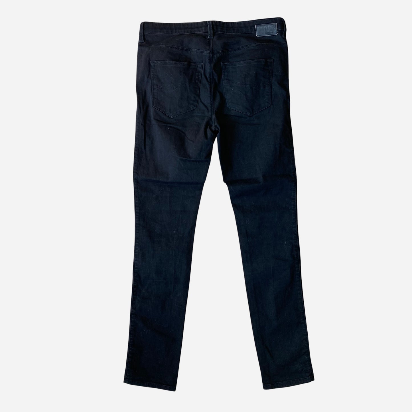 Diesel Naiste Skinny Kõrge Vööga Mustad Teksad Suurus W31/L3
