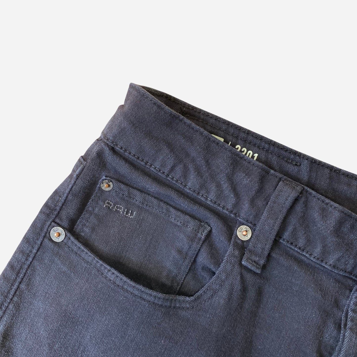 G-Star Raw Meeste 3301 Slim Mustad Teksad Suurus W31/L34