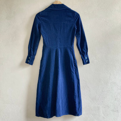 Vintage Naiste Sametine Kleit Suurus 34/36
