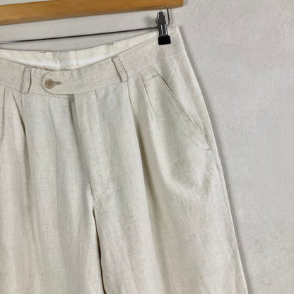 Vintage meeste Linased Põksid Suurus W32 / M