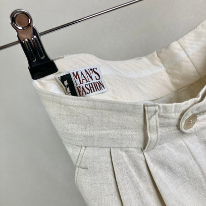 Vintage meeste Linased Põksid Suurus W32 / M