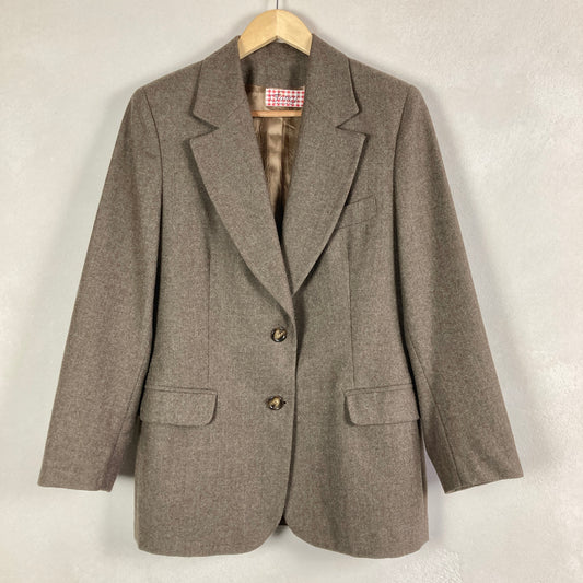 Vintage Naiste Villane Bleiser Suurus 40