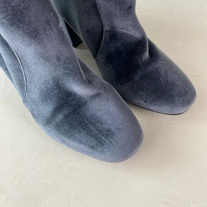 Urban Outfitters Womens Velvet Ankle Boots Size 39