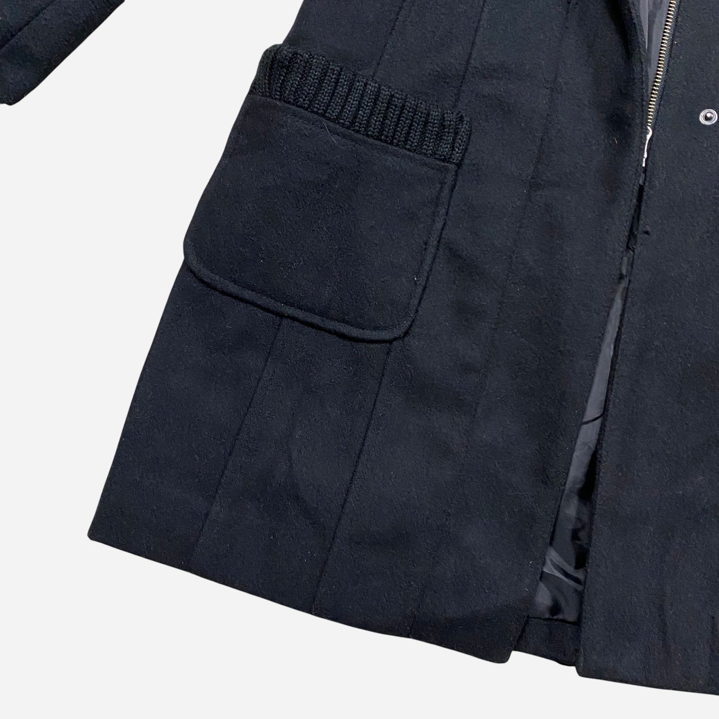 CASTRO COAT Naiste Must Mantel Suurus 38