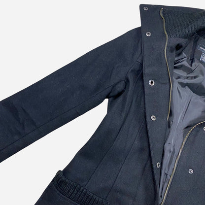CASTRO COAT Naiste Must Mantel Suurus 38