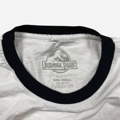 Jurassic Park Unisex Retro Raglan T-Shirt Size S Official