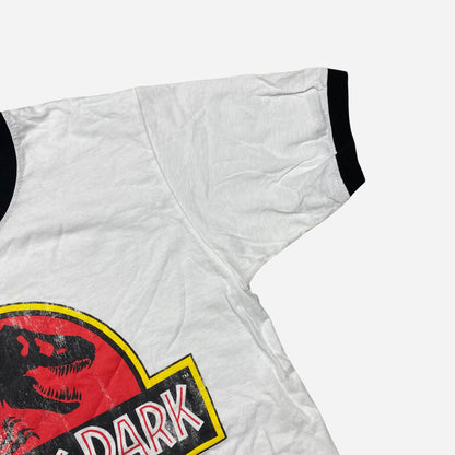 Jurassic Park Unisex Retro Raglan T-Shirt Size S Official