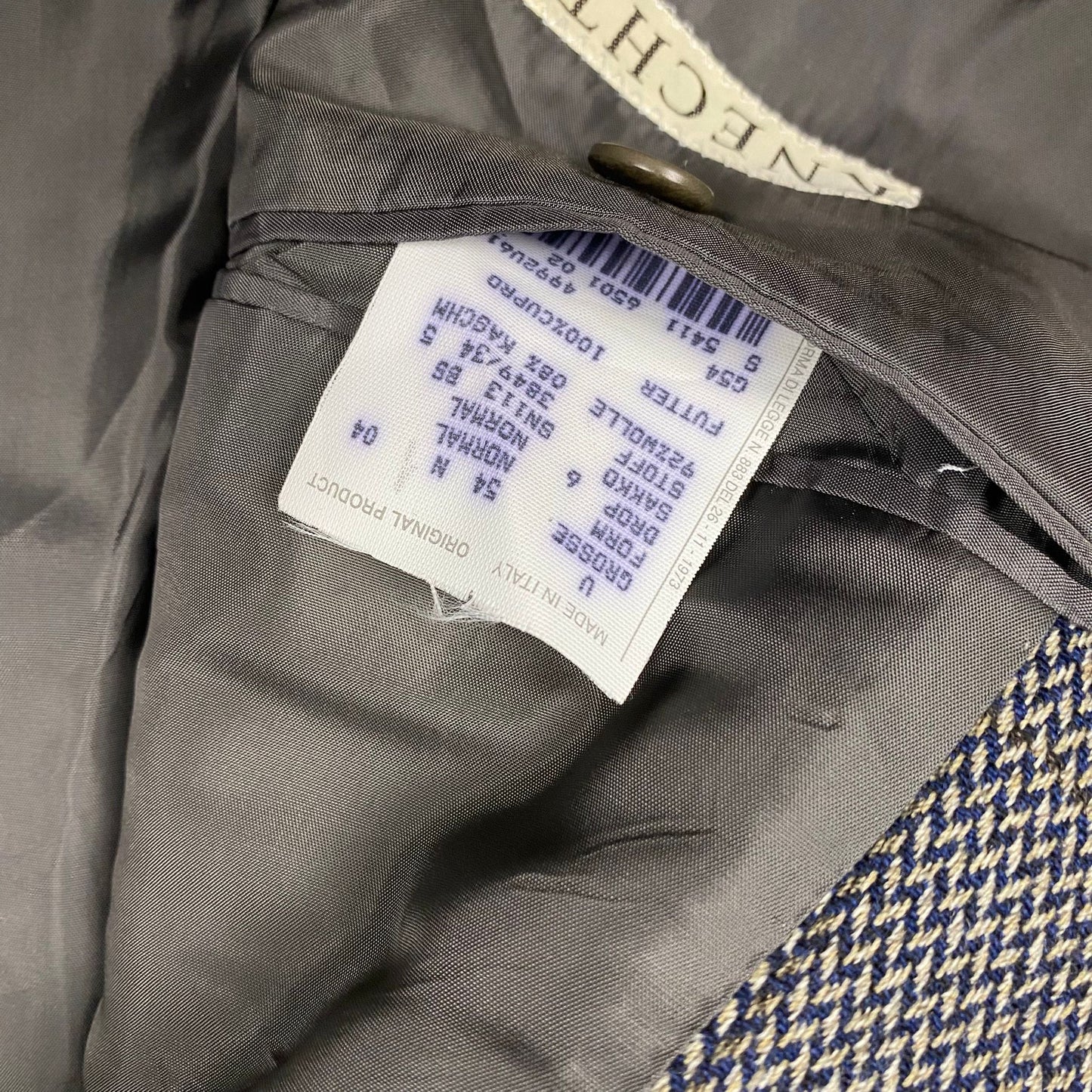 Cerruti Meeste Villane ja Cashmere Bleiser Suurus 54
