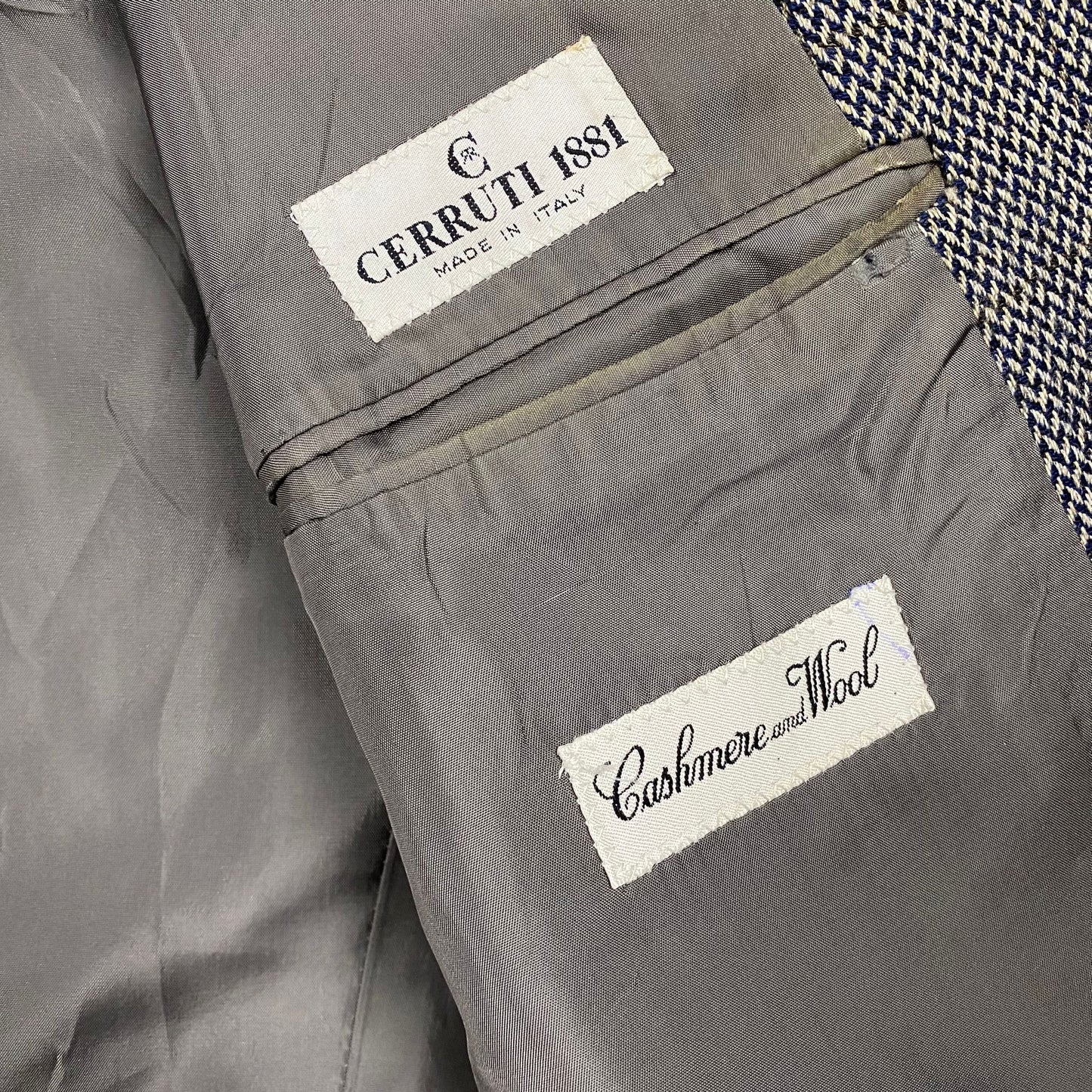 Cerruti Meeste Villane ja Cashmere Bleiser Suurus 54